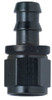 Fragola Hose Fitting #8 Straight Push Lock Black