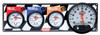 QuickCar Racing Products 3-1 Gauge Panel OP-WT-OT-Tach