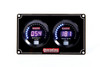 QuickCar Racing Products Digital 2-Gauge Panel OP/WT