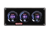 QuickCar Racing Products Digital 2-1 Gauge Panel OP/WT w/Tach