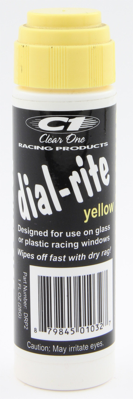 Clear One Dial-In Window Marker Yellow 1oz Dial-Rite - CLRDRP2