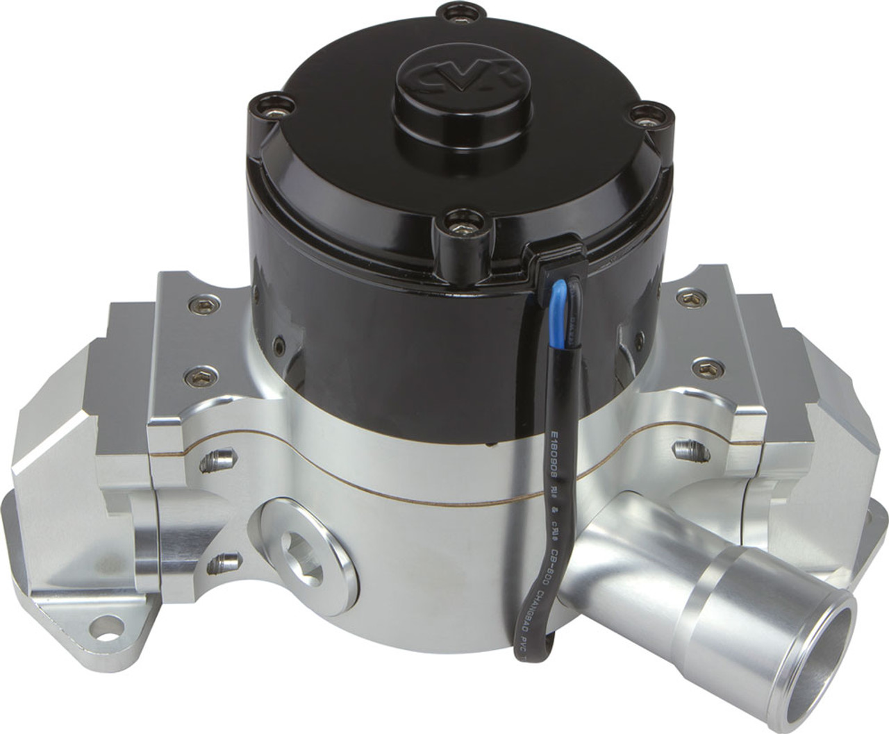 CVR SBF Billet Alum Electric Water Pump Clear - CVR8502CL