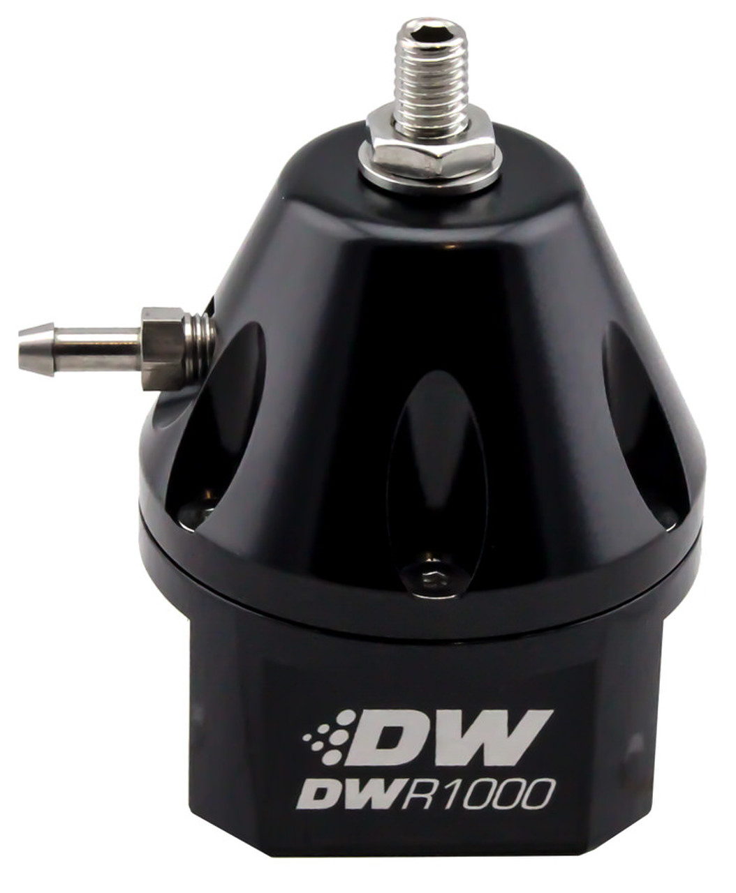 Deatschwerks Fuel Pressure Regulator Adjustable  Black Finish - DWK6-1000-FRB