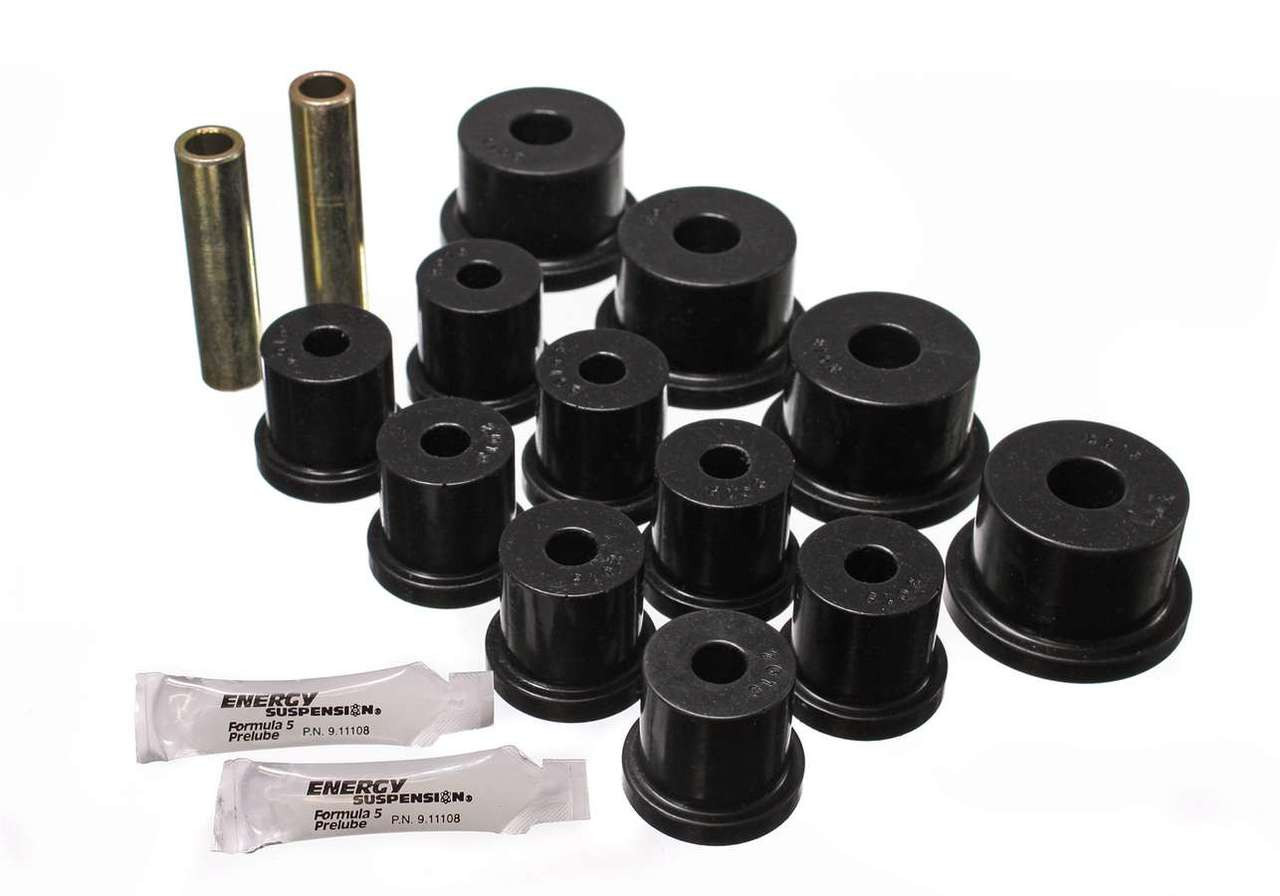 Energy Suspension 64-73 Mustang Rr Spring Bushings Black - ENE4-2101G