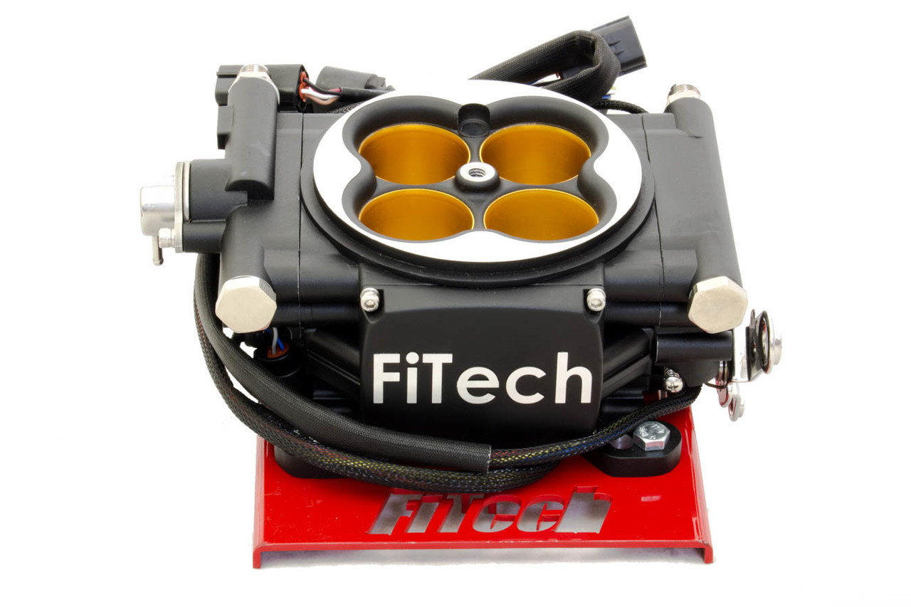 FiTech Go EFI 8 1200hp Power Plus Kit Matte Black - FIT30012