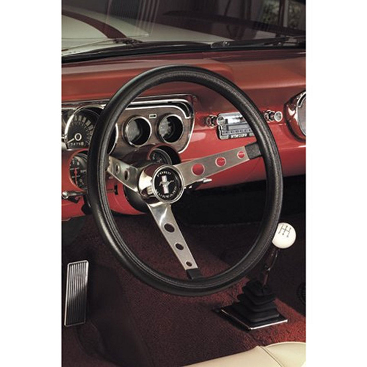 Grant 15in Black Mustang Wheel  - GRT968