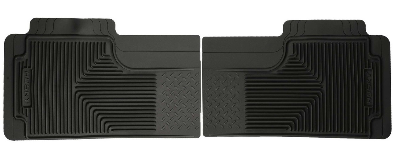 Husky Heavy Duty Floor Mats- Black - HSK52011