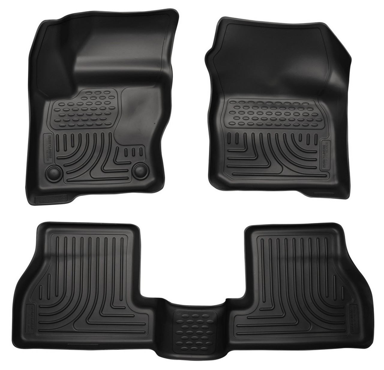 Husky 12-  Ford Focus Front/ 2nd Floor Liners Black - HSK98771