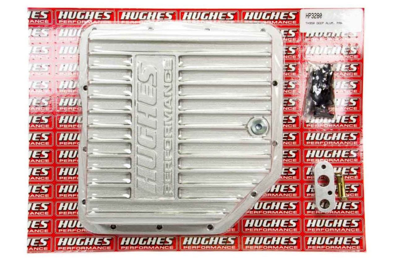 Hughes Aluminum Trans Pan Deep GM TH350 - HUGHP3280