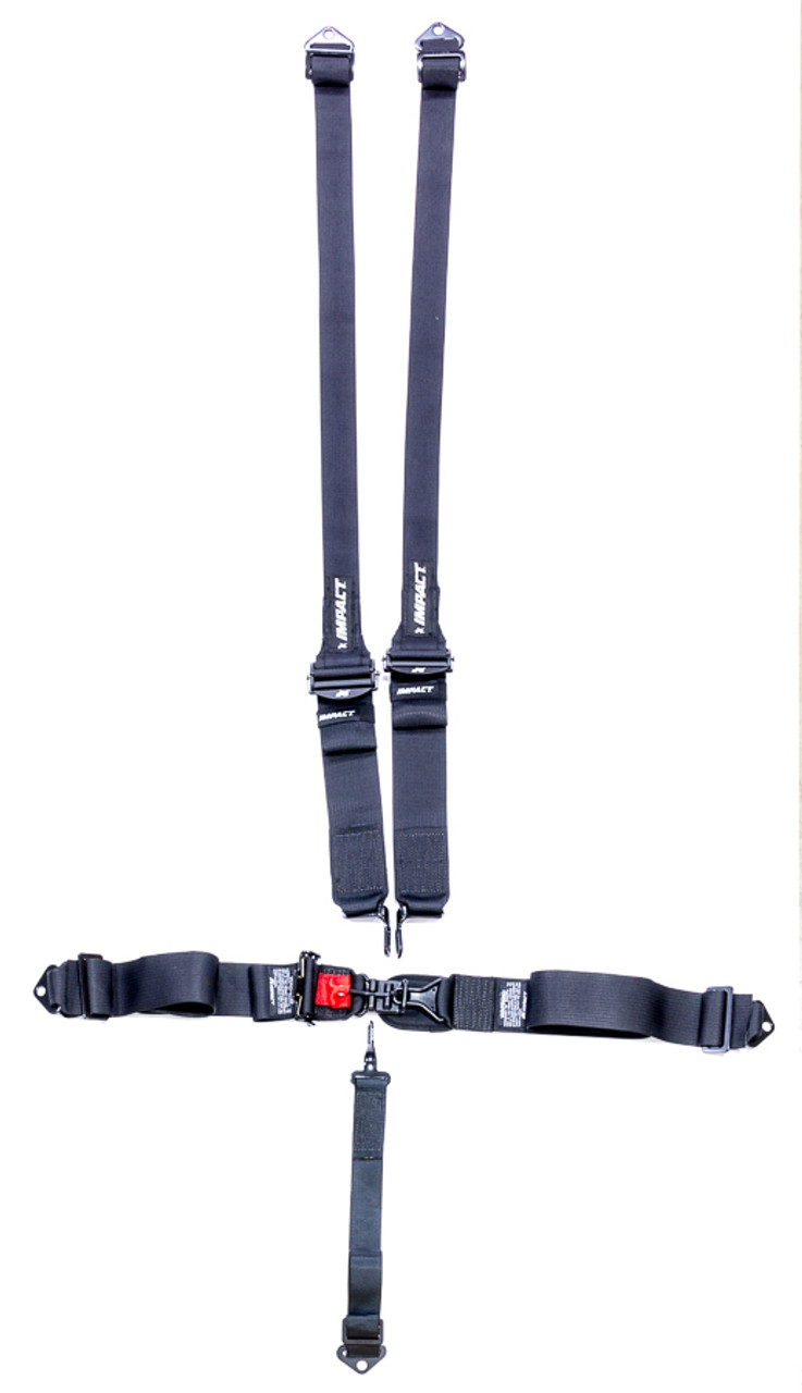 Impact 5-pt Harness System L&L w/HANS Double Shoulder - IMP51111111HANS-1