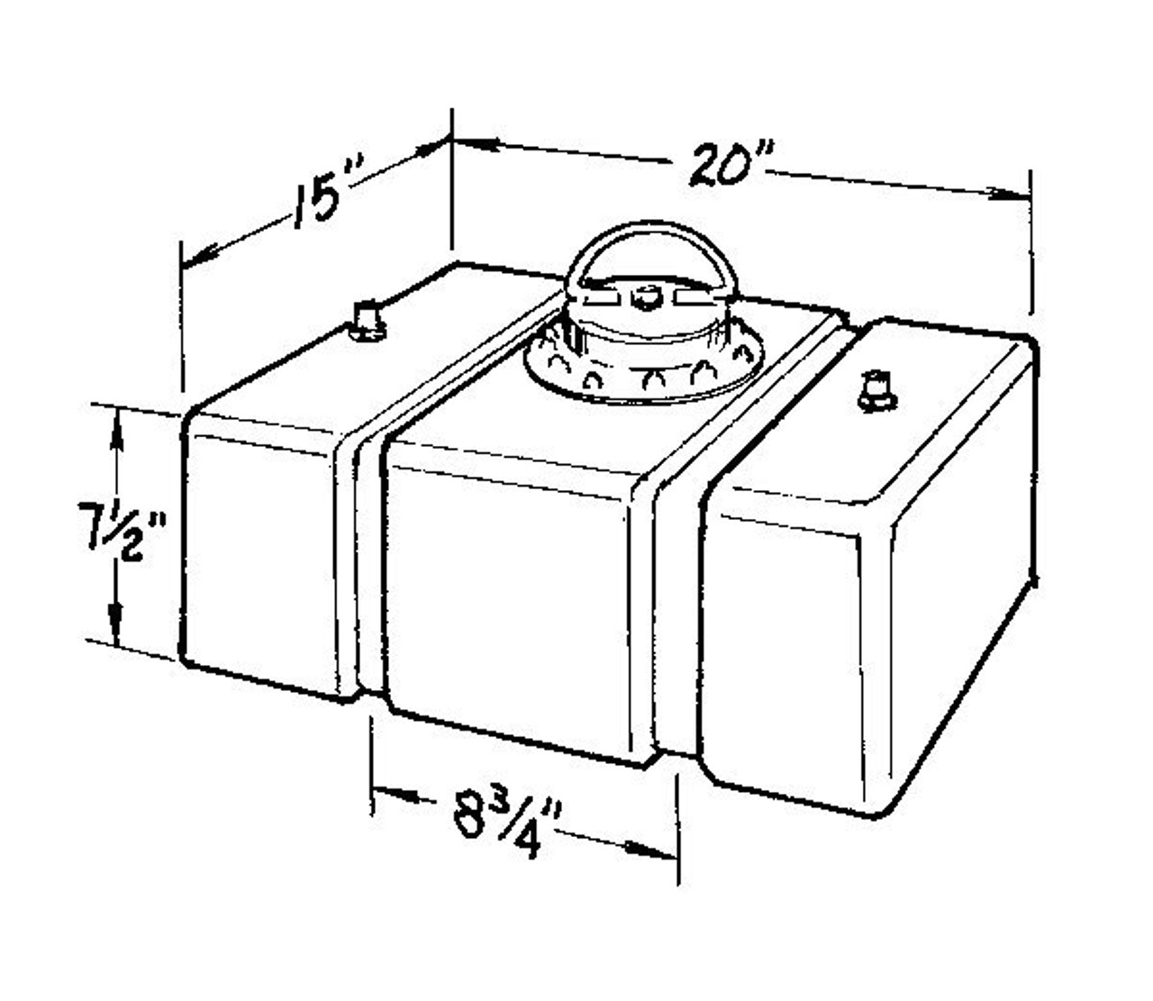 Jaz 8-Gallon C/T Fuel Cell  - JAZ200-008-01