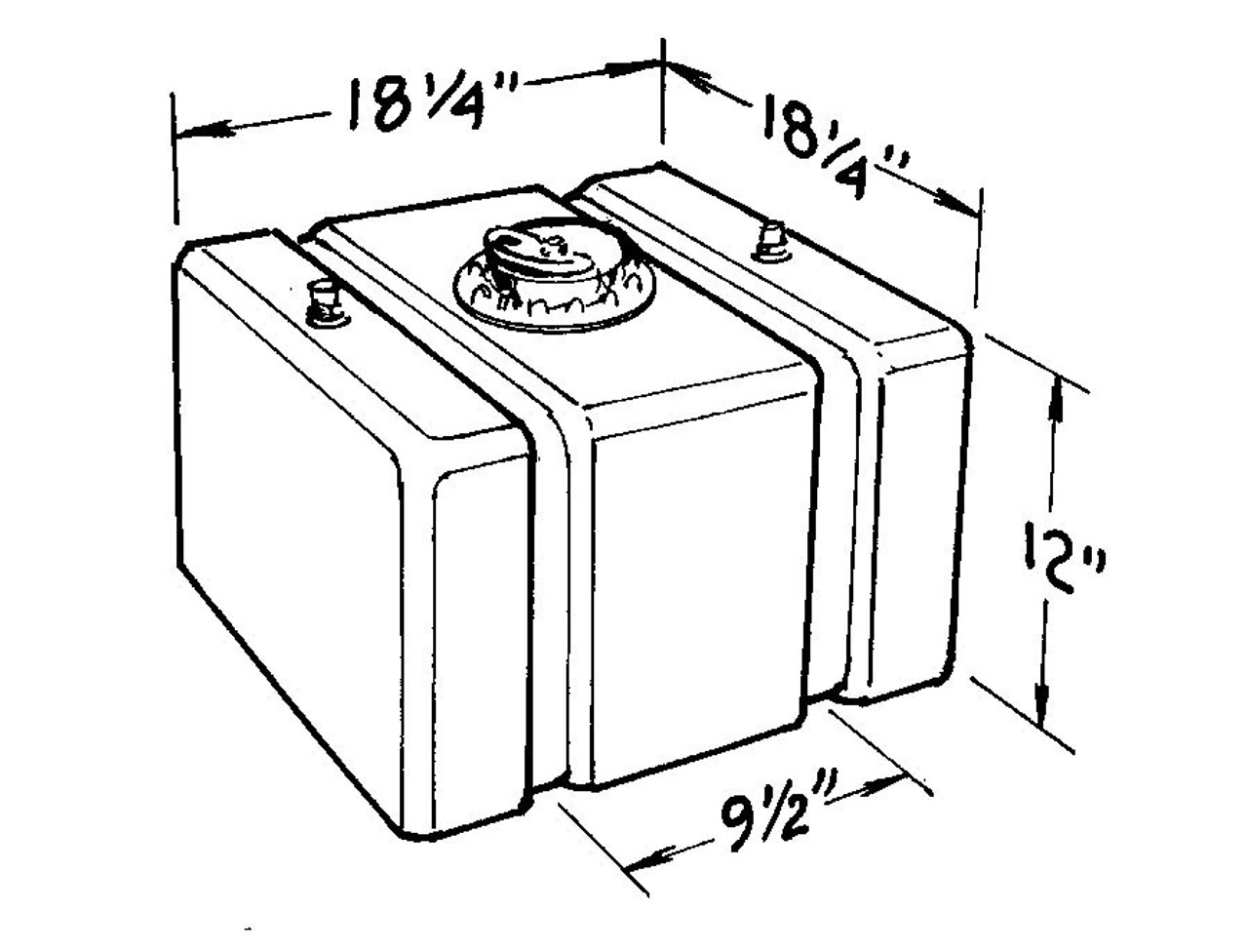 Jaz 16-Gallon C/T Fuel Cell  - JAZ200-116-01