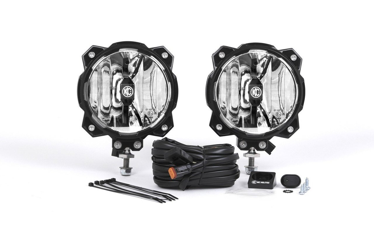 KC Hilites Pro6 Gravity LED Light Spot Beam Pair - KCH91301