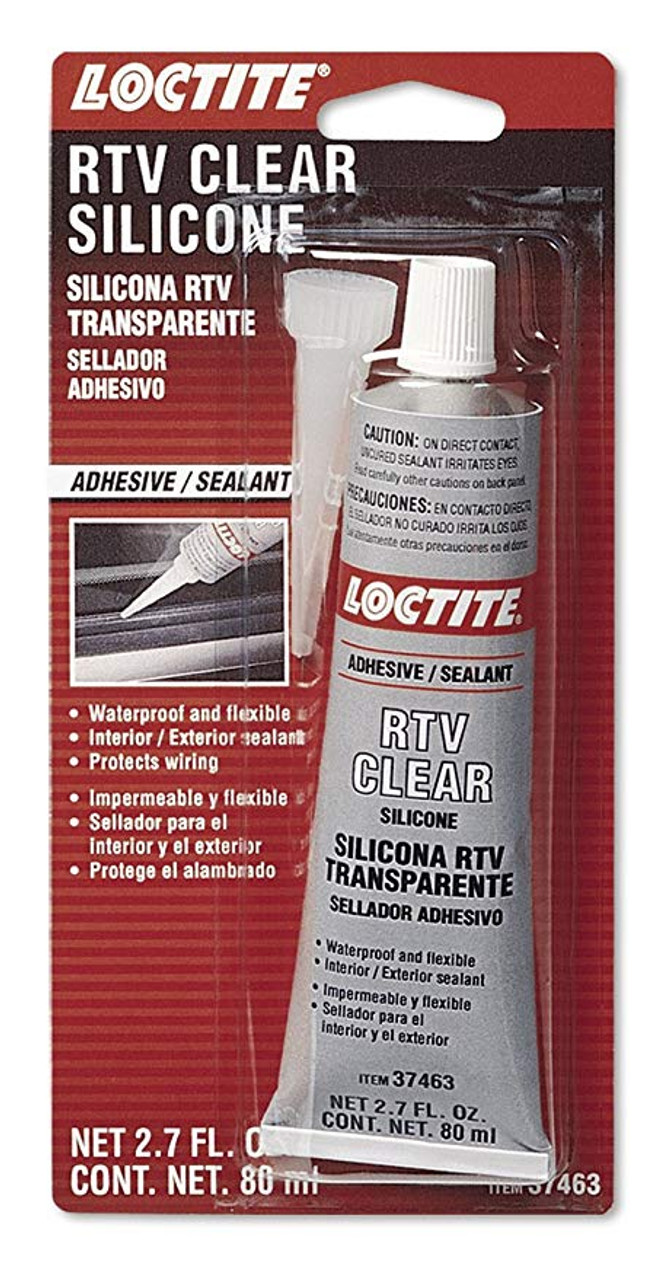 Loctite RTV Clear Silicone Adhesive 80ml/2.7oz - LOC491981