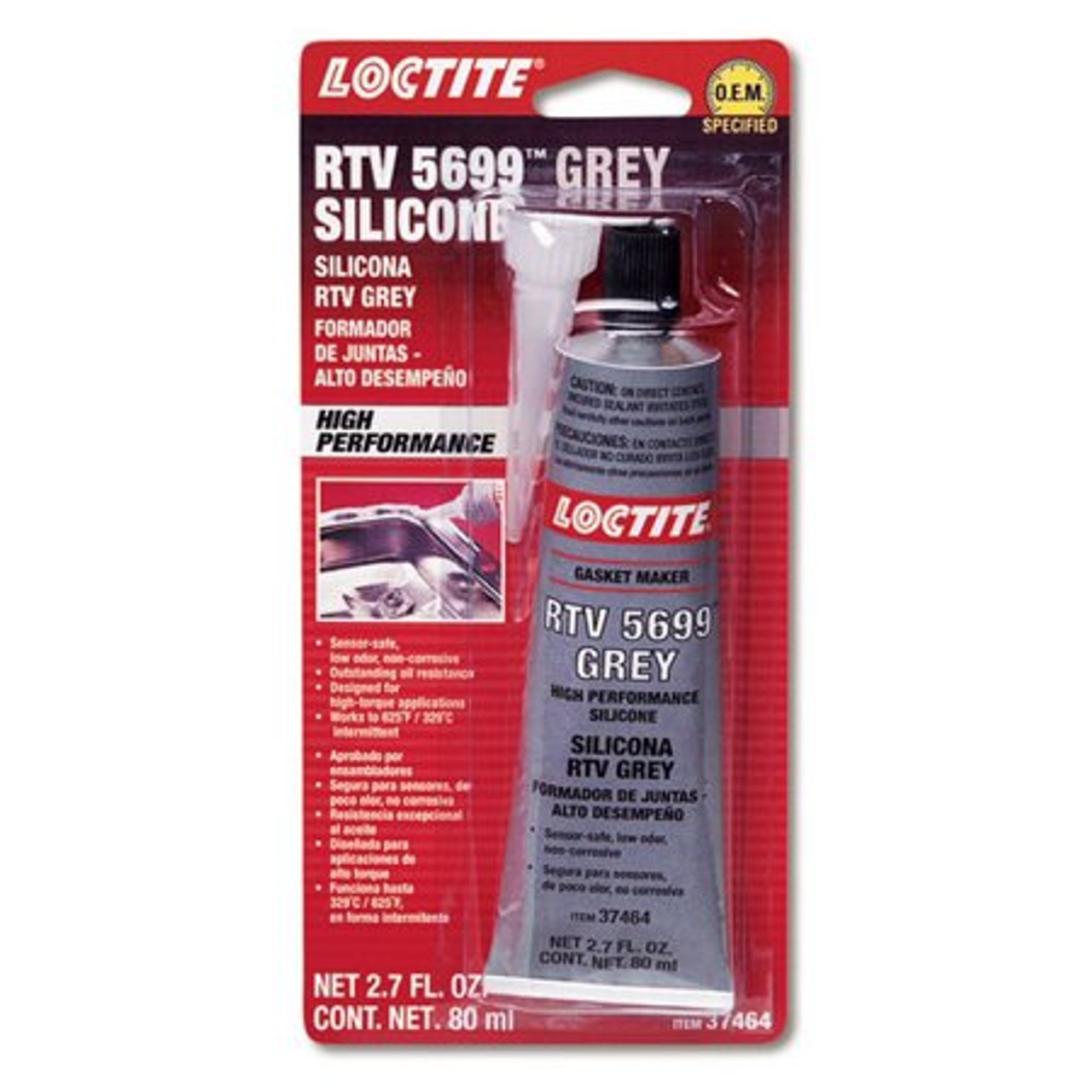 Loctite RTV 5699 Grey Silicone 80ml/2.7oz - LOC491982