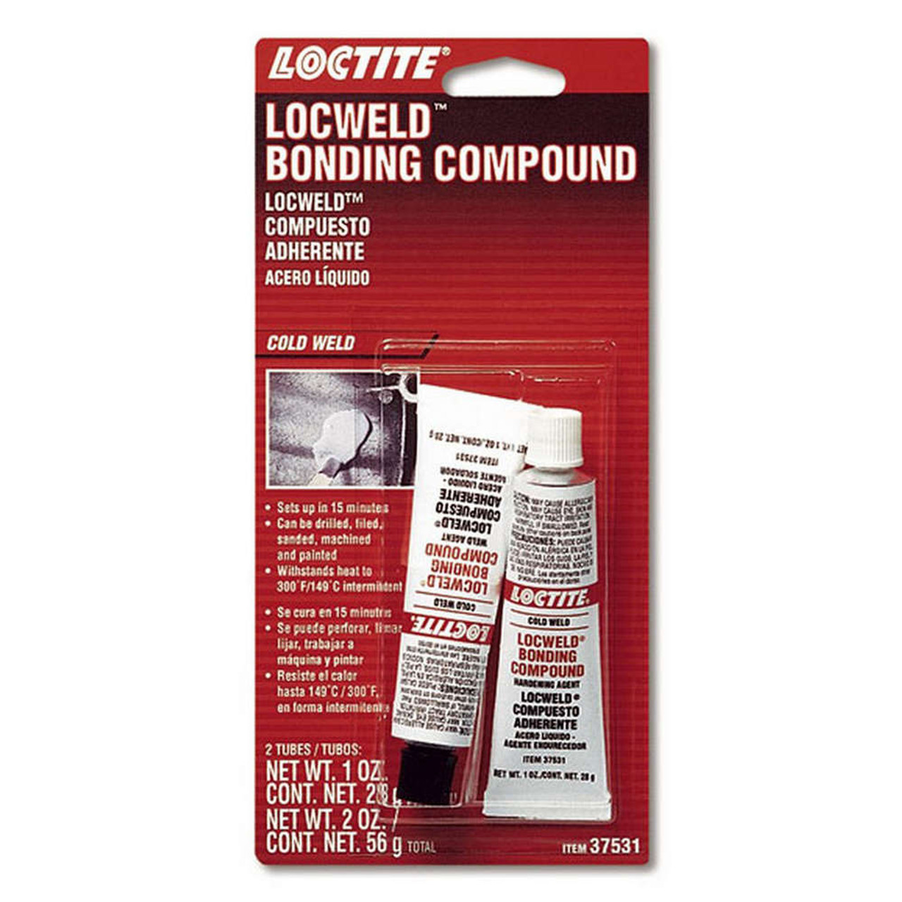 Loctite Locweld Bonding Compound 2pk 1oz Tube - LOC495540