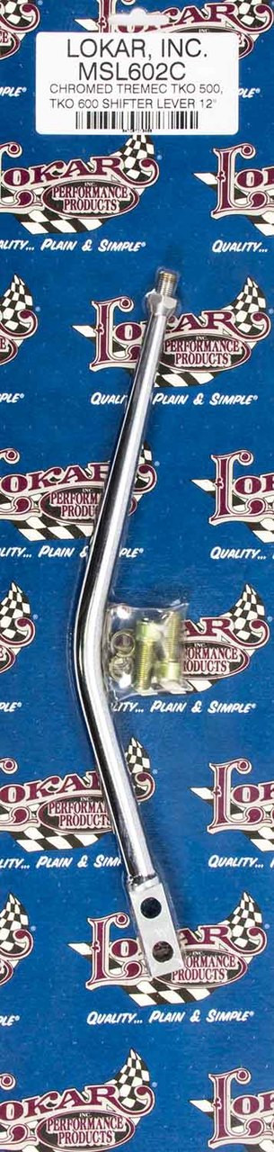 Lokar Shift Lever TKO 500-600 Aluminum 12in Brushed - LOKMSL602C