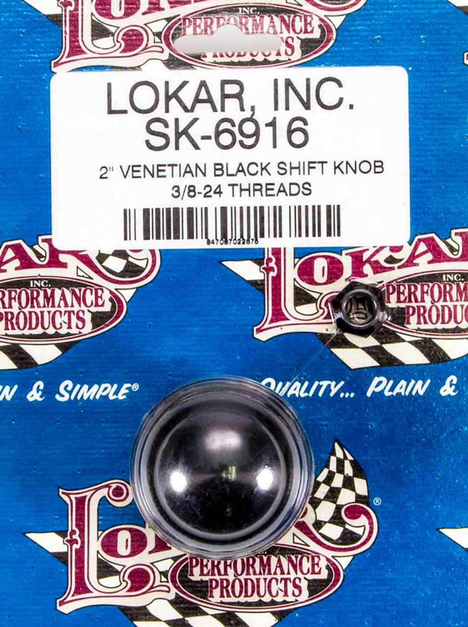 Lokar 2in Shift Knob Venetian Black - LOKSK-6916