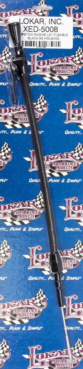 Lokar Flexible Engine Dipstick Black GM LS1 - LOKXED-5008