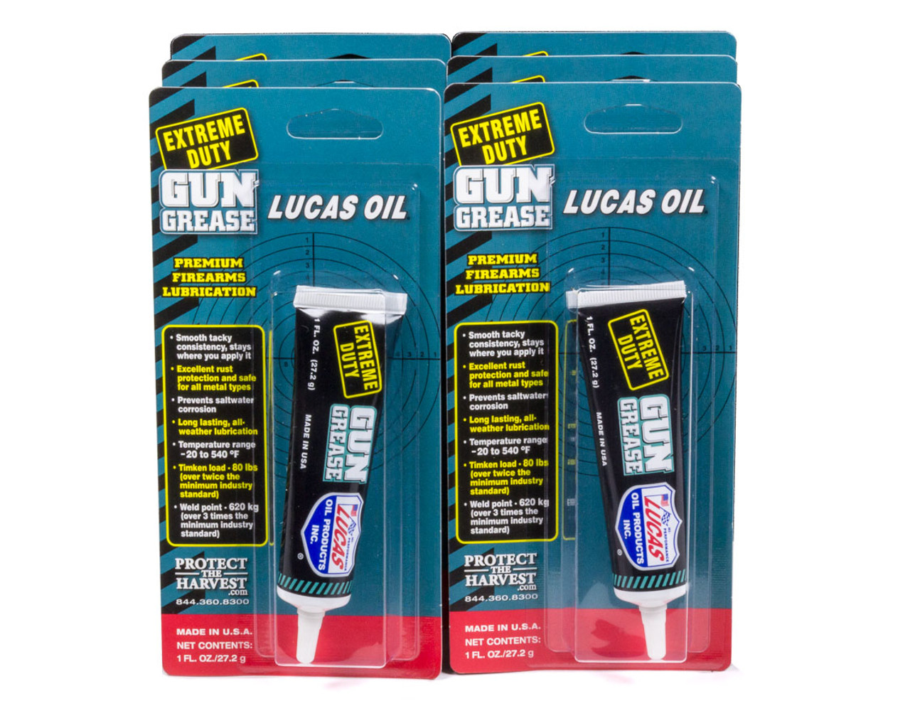 Lucas Extreme Duty Gun Grease Case 6 x 1 Ounce - LUC10889-6