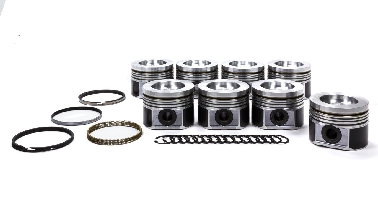 Mahle 6.6L Duramax PowerPak Piston Set 4.075 Bore - MAH930036075