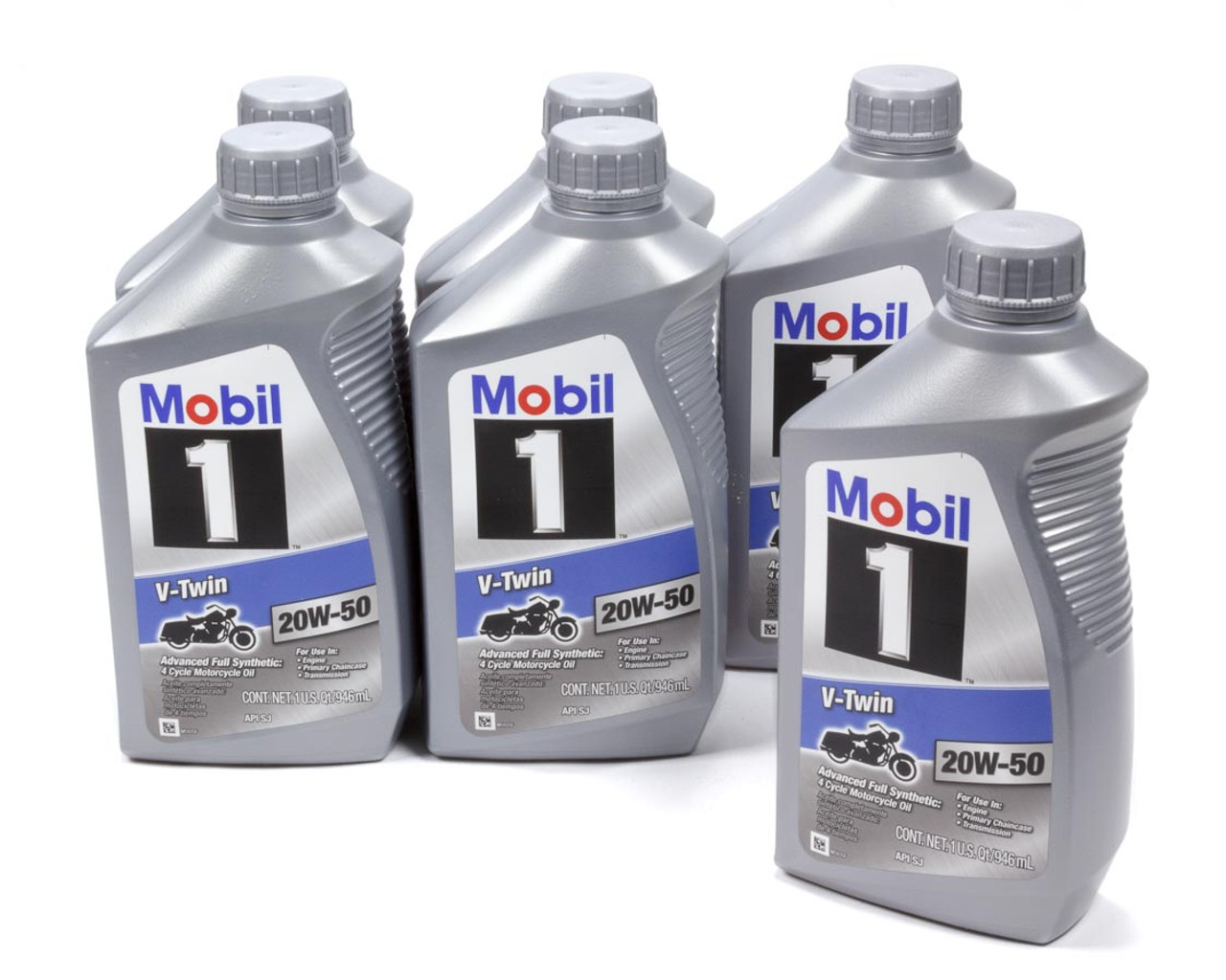 Mobil 1 20w50 V-Twin Oil Case 6x1 Qt Motorcycle - MOB112630