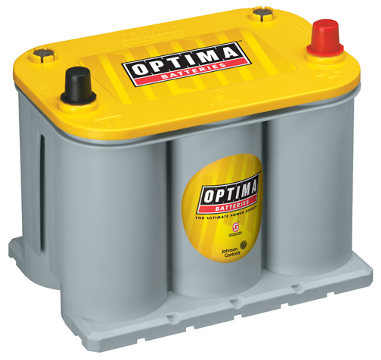 Optima Battery Yellow Top 650cc a/810ca 75/35 Top Post - OPT8040-218