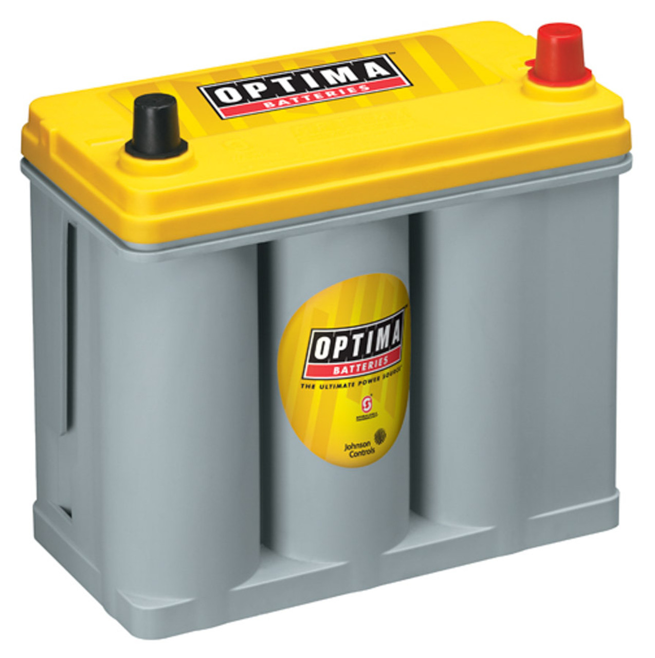 Optima Battery Yellow Top 500cc a/625ca 51R Top Post Rev - OPT8073-167
