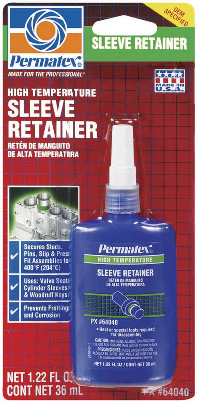 Permatex Green Sleeve Retainer  - PEX64040