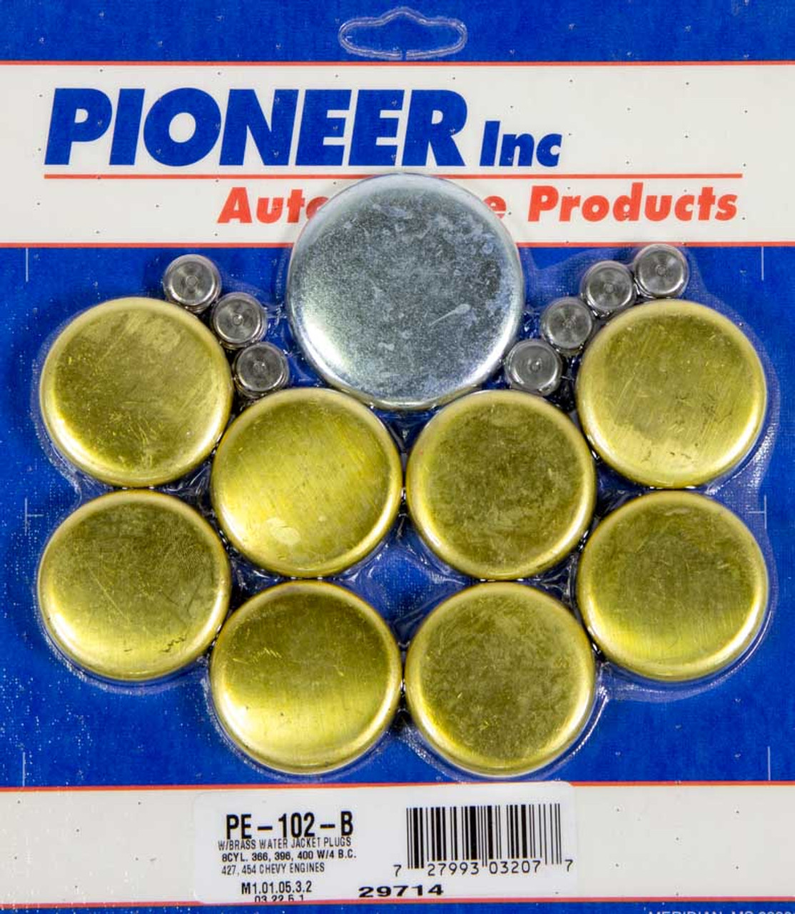 Pioneer 454 Chevy Freeze Plug Kit - Brass - PIOPE102B