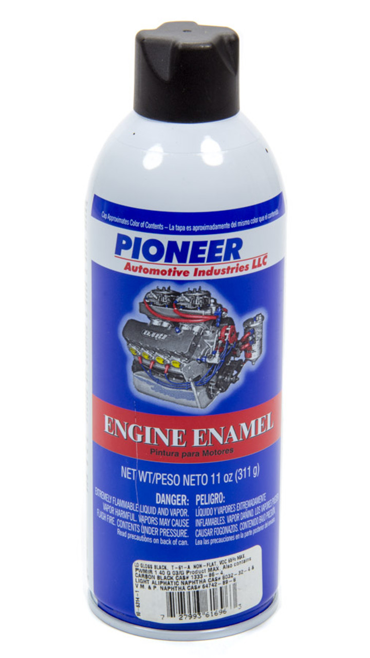 Pioneer Engine Paint - Lo-Gloss Black - PIOT-61-A