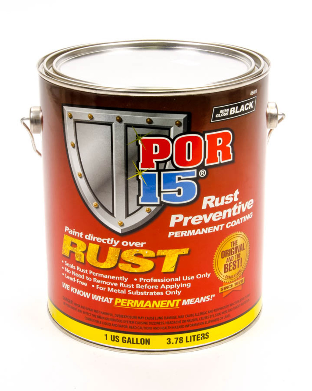 Por-15 POR-15 Semi-Gloss Black Gallon - POR45401