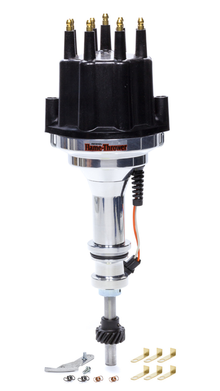 Pertronix Billet Distributor SBF 351W - Black Male Cap - PRTD331710