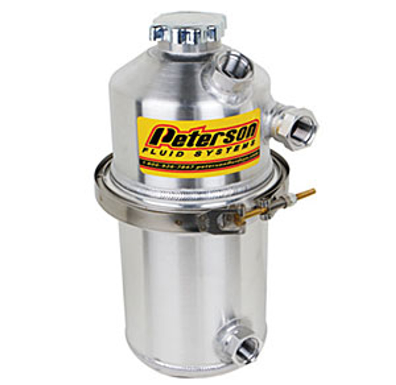 Peterson Dry Sump Tank 1.5 Gal -12an Male Fittings - PTR08-0023