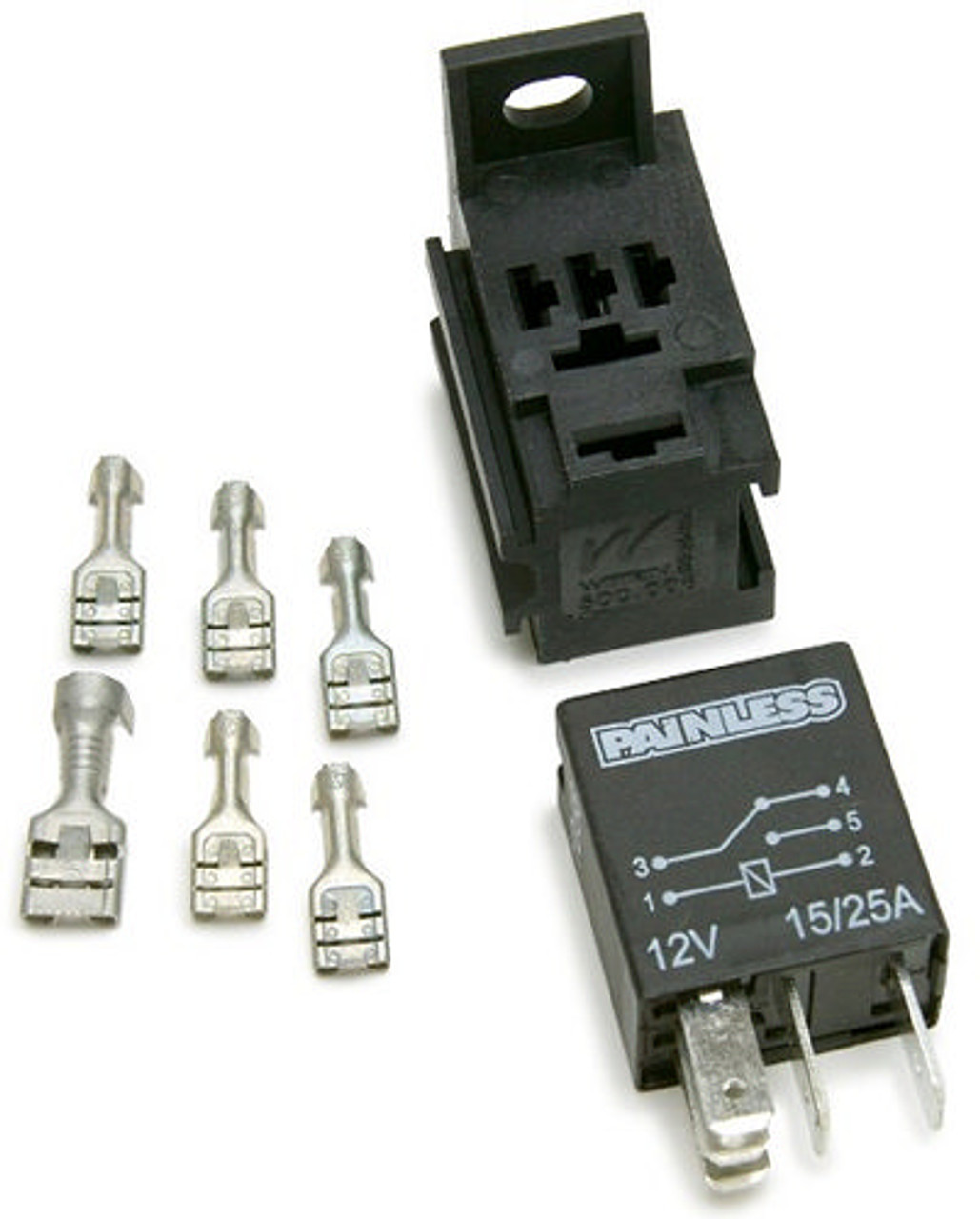 Painless Micro Relay w/Base & Ter minals - PWI80136