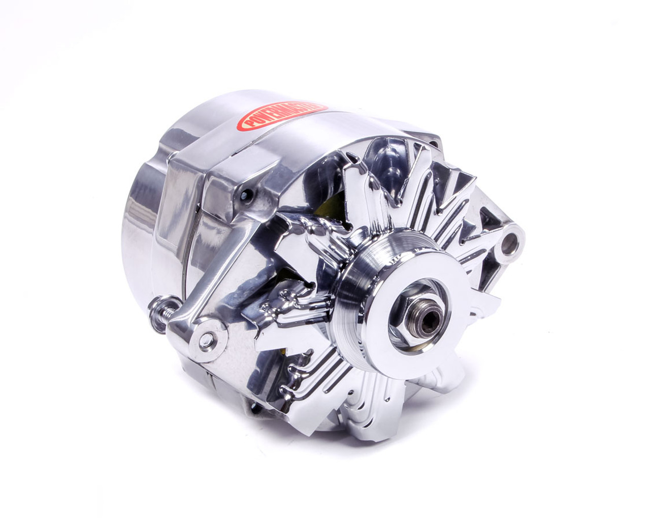 Powermaster Polished 100 amp Delco Alternator - PWM27294