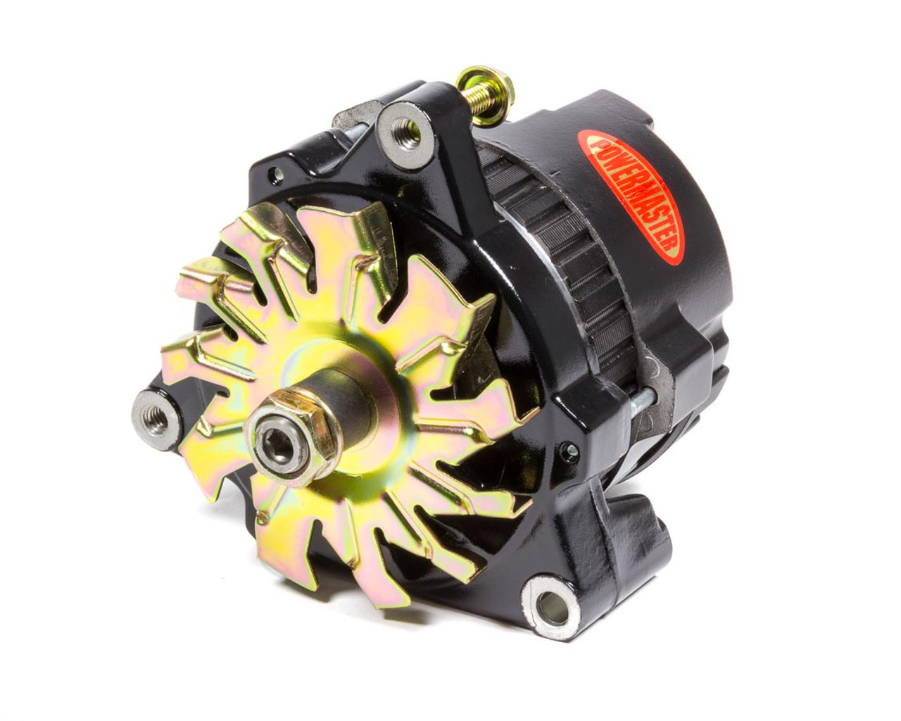 Powermaster 100 Amp Delco Alternator Black - PWM8072