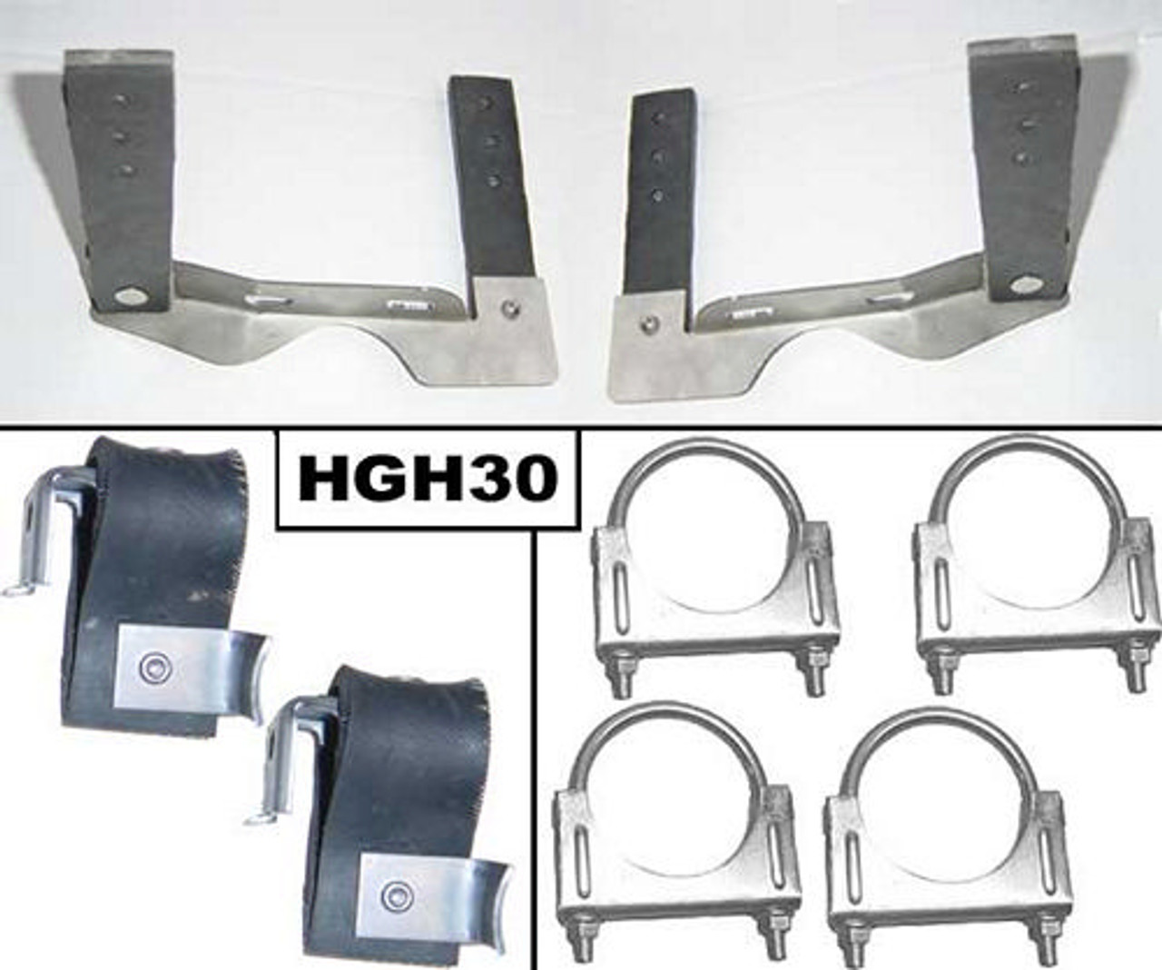 Pypes 2.5in GTO Stainless Hang er Kit - PYPHGH30
