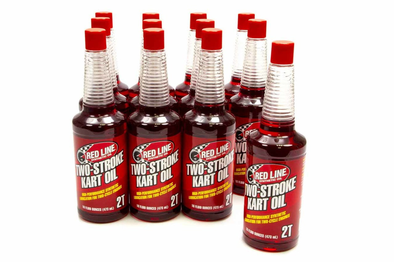 Redline 2 Cycle Kart Oil Case 12x16 Oz. Bottles - RED40423