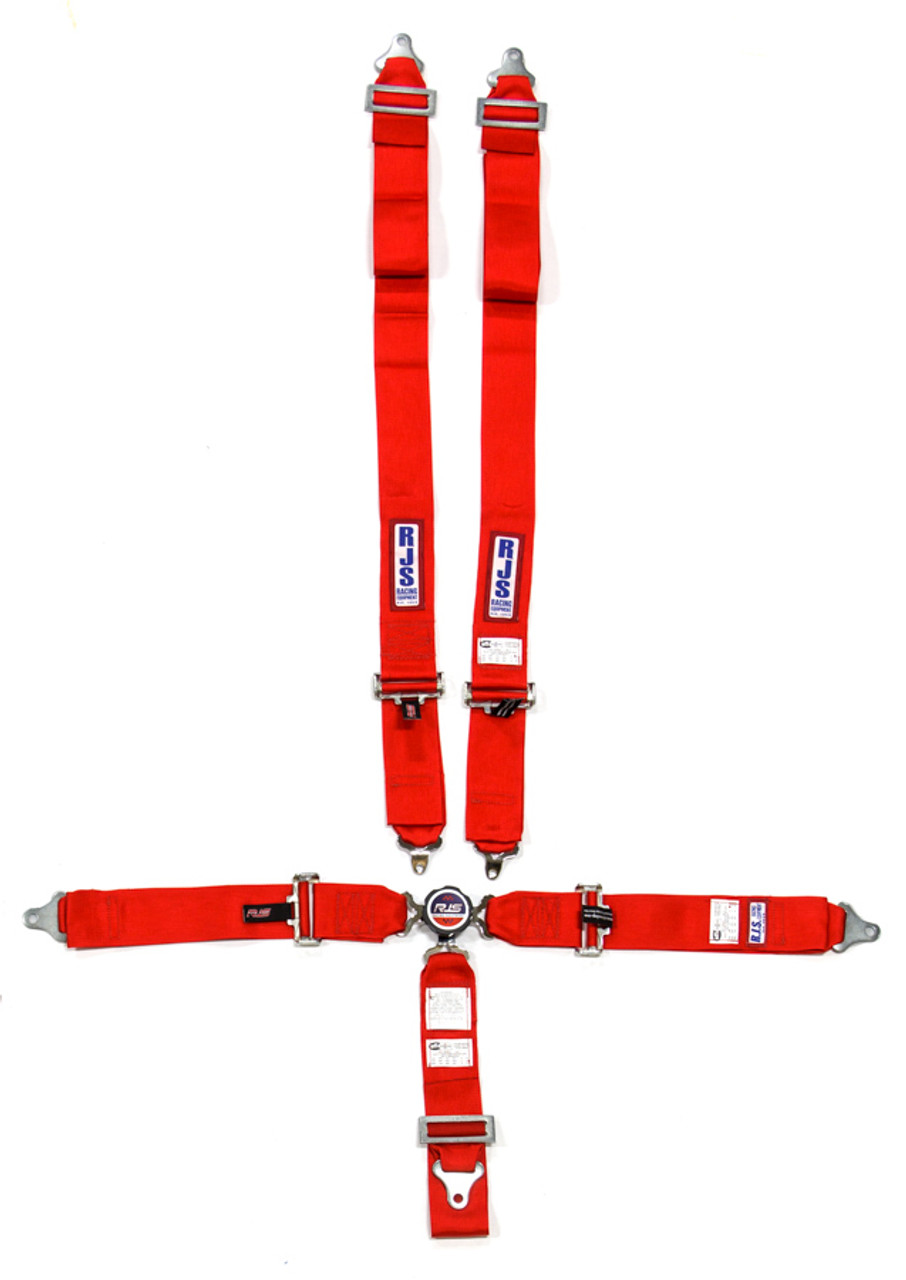 RJS 5 PT Harness System Q/R Red Ind Wrap 3in Sub - RJS1034904
