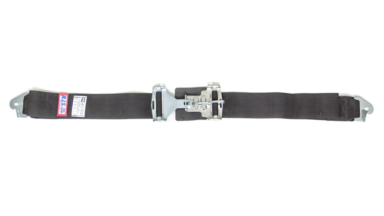 RJS 3in Lap Belts W/Snap End Black - RJS15002001