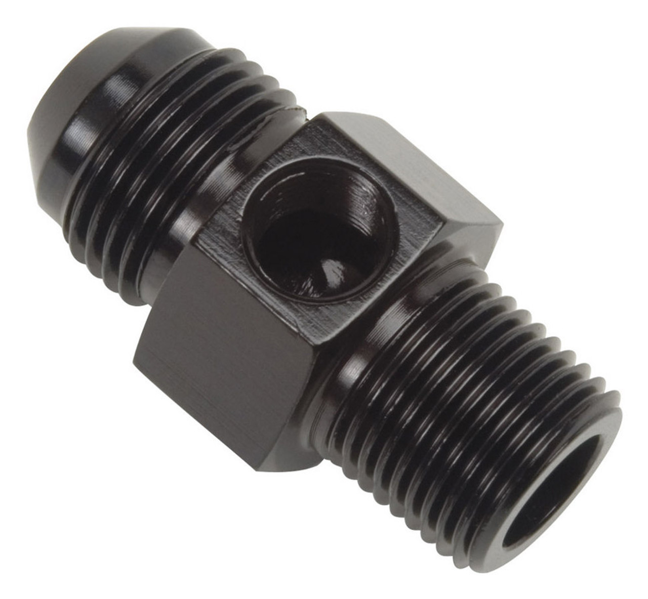 Russell P/C #6 to 3/8 NPT Str Adptr Fitting w/ 1/8 NPT - RUS670063