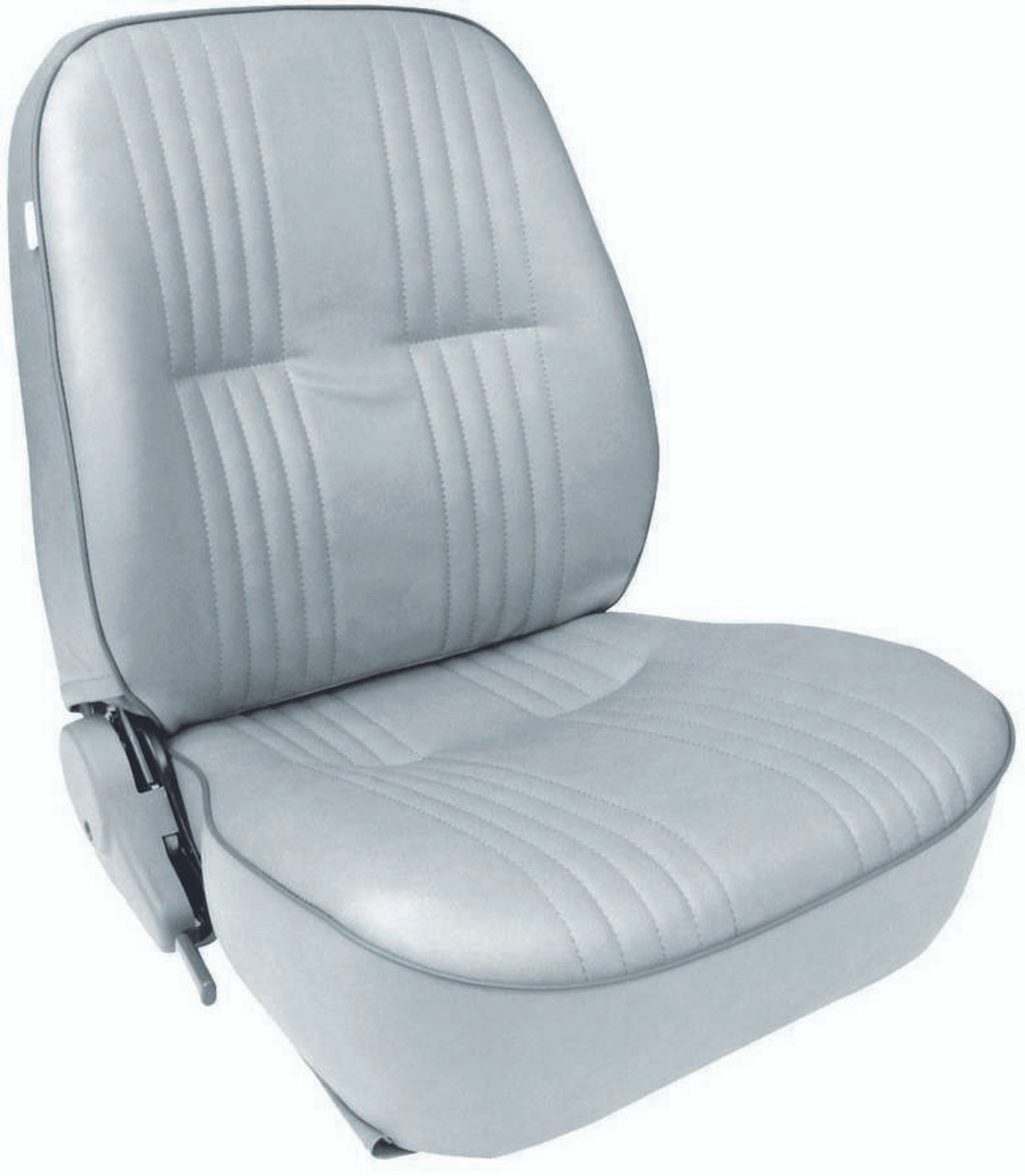 Scat PRO90 Low Back Recliner Seat - LH - Grey Vinyl - SCA80-1400-52L