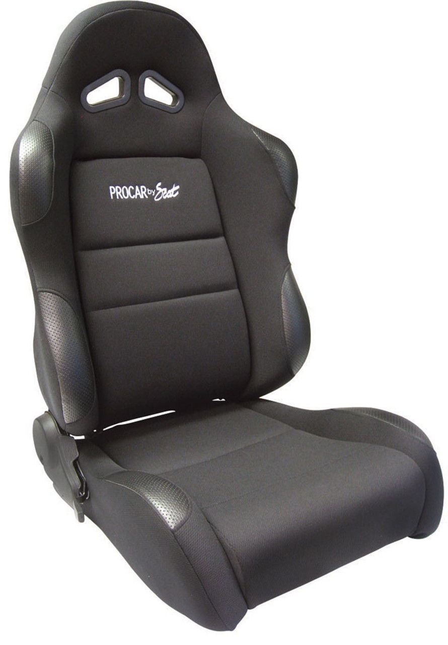 Scat Sportsman Racing Seat - Right - Black Vinyl/Vlur - SCA80-1605-61R