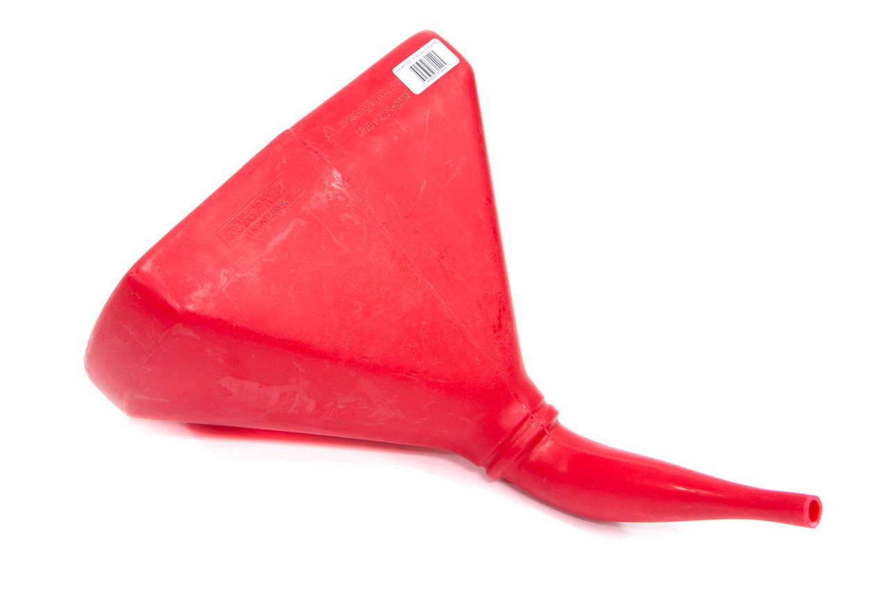 Scribner Funnel - 14in 45 Deg. D-Shape Red - SCR6115R