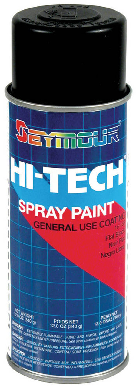 Seymour Hi-Tech Enamels Flat Black Paint - SEY16-133