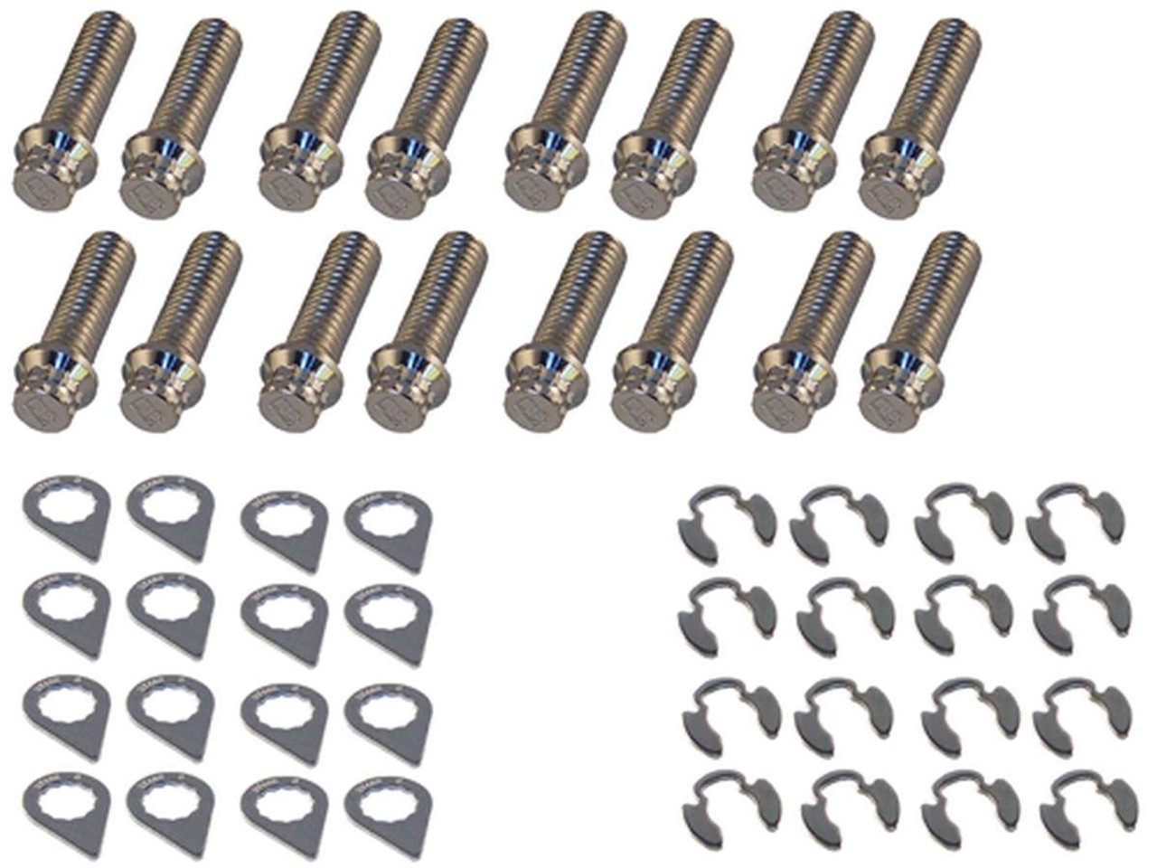 Stage 8 Header Bolt Kit - 12pt. 3/8-16 x 1-1/4 (16) - SGE8913B