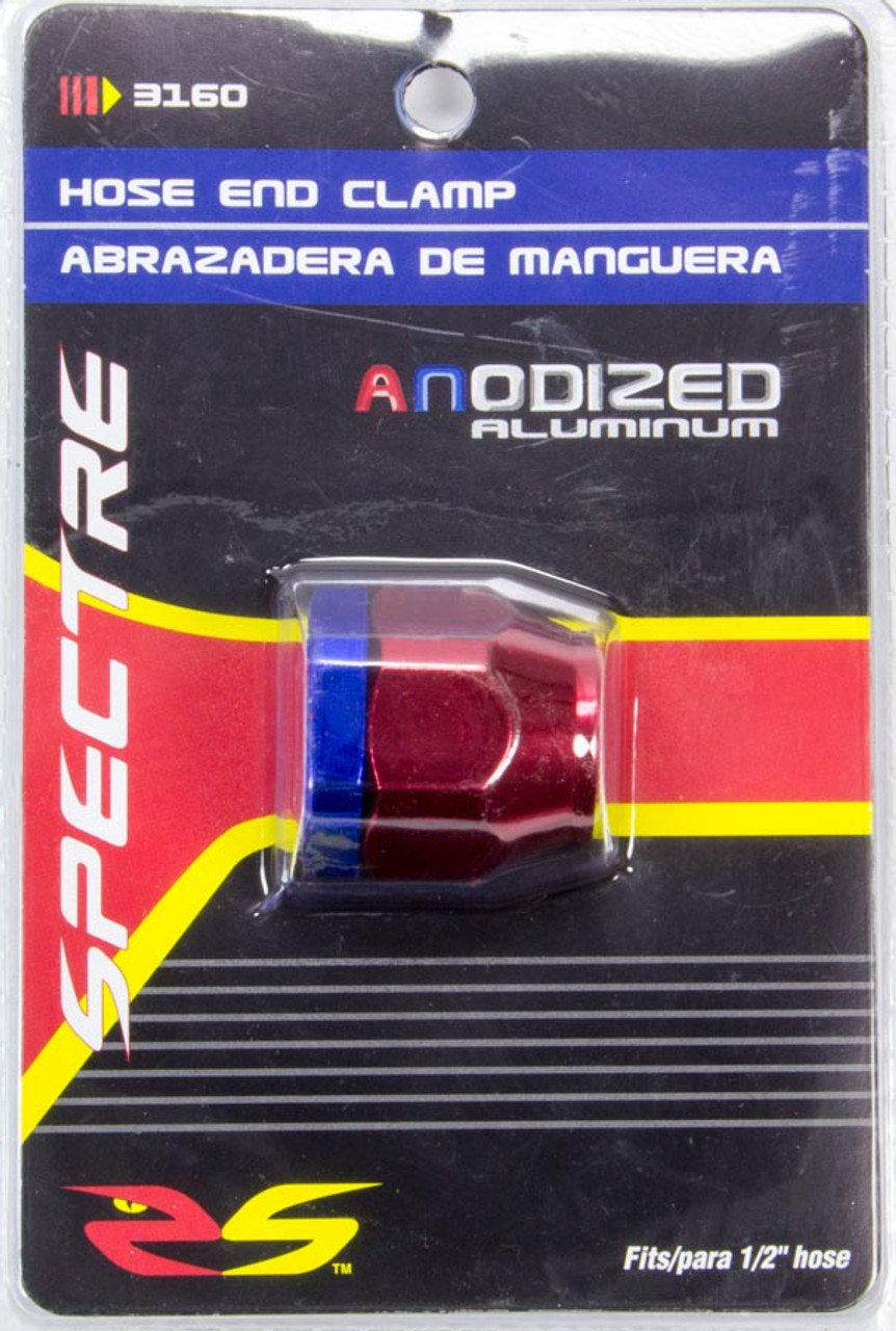 Spectre 1/2in Magna-Clamp Hose Red & Blue - SPE3160