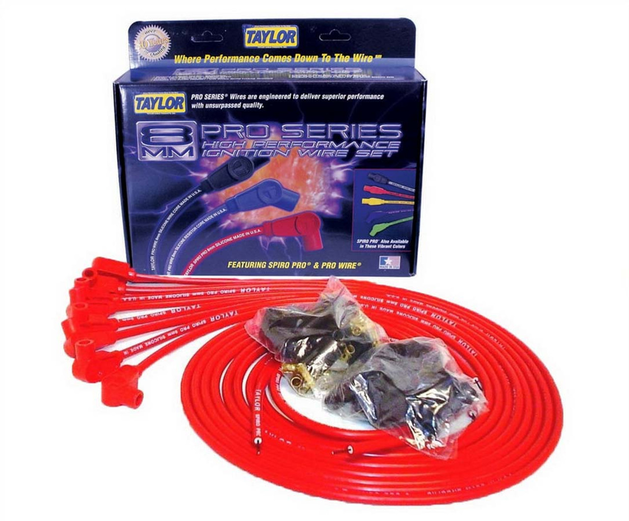 Taylor / Vertex 8mm Red Spiro-Pro Wires  - TAY73251