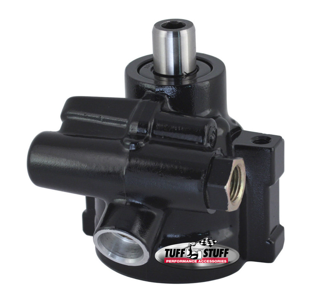 Tuff-Stuff GM LS1 Power Steering Pump Black - TFS6175ALB-6